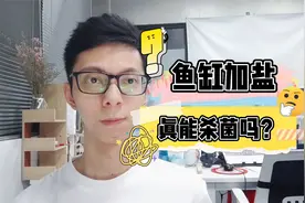 鱼缸加盐能杀菌吗？这事水族店老板不会告诉你：盐杀菌消毒的原理视频封面