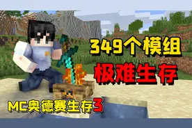 我的世界：349个模组的极难整合包，阿阳被火龙烤成了kfc全家桶视频封面