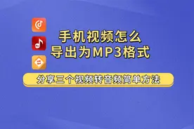 手机视频怎么导出为MP3格式？分享三个视频转音频简单方法视频封面
