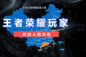 王者荣耀各地玩家人数统计，哪个地方你最意外？#王者荣耀 #游戏视频封面