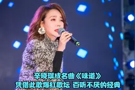 辛晓琪成名曲《味道》，凭借此歌爆红歌坛，旋律超好听，百听不厌
