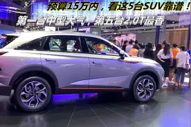 预算15万内，看这5台SUV靠谱！第一台中型大气，第五台2.0T最香视频封面