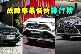 故障率最低车辆的排行榜单！丰田再次上榜，马自达第一实至名归！