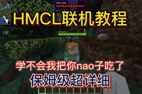 HMCL保姆级联机教程，有点干，记得搭配汤水服用！