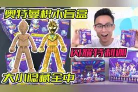 怒拆布鲁可奥特曼第二弹盲盒，竟拆出大小隐藏，黄金闪耀特利迦！