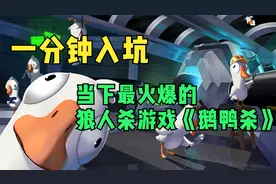 手把手一分钟教你入坑当下最火的类狼人杀游戏《鹅鸭杀》。视频封面