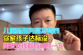儿童标准身高发育表，你家孩子达标没？男孩女孩都有，对照一下
