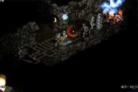 暗黑2死灵法师刷剥皮地窖。