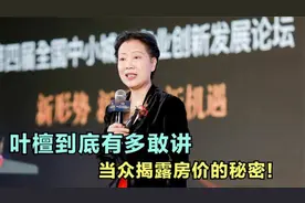 叶檀到底有多敢说：分析社会现象句句真实，当众揭露房价的秘密视频封面