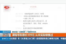 新东方因“1元雅思课”广告被罚40万元视频封面