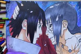 【漫画】如何画佐助和鼬？