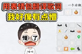 用表情包翻译歌词？这歌词我熟，换成表情包我直接懵了！视频封面
