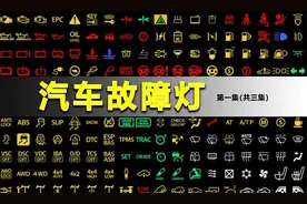 汽车故障灯亮了，哪些能继续开，哪些必须停车，100个案例解读视频封面