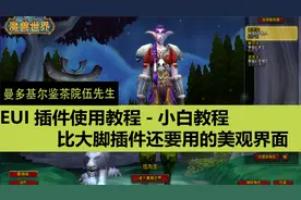 魔兽怀旧服「伍先生」比大脚插件还好用的EUI插件小白必备收藏视频封面