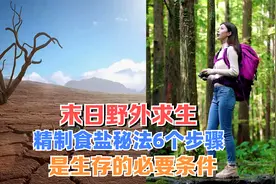 末日野外求生，精制食盐秘法6个步骤，是生存的必要条件