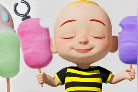 五颜六色棉花糖！他们都是什么颜色呢？Color Cotton Candy视频封面