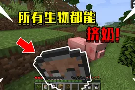 当我的世界所有生物都能挤牛奶！拥有僵尸的奶，该如何生存！