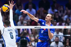 直播回放：2022世界男排联赛总决赛半决赛 意大利男排0-3法国男排