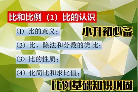 比和比例（1）比的认识