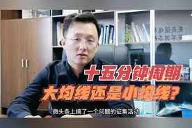 期货交易，15分钟周期，看大均线还是小均线？视频封面