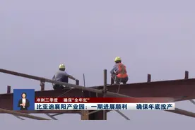 比亚迪襄阳产业园：一期进展顺利  确保年底投产视频封面