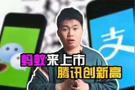 蚂蚁来上市 腾讯创新高视频封面