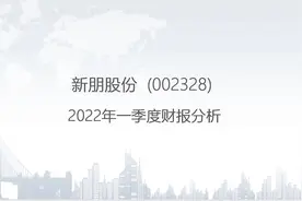 002328 新朋股份-2022年一季度财报分析.pptx视频封面
