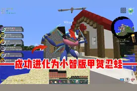 我的世界宝可梦生存25：终于进化为小智版甲贺忍蛙！
