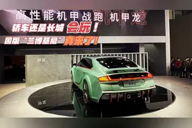 全球限量101台！长城机甲超跑登场，3.7秒破百 轻松实现超跑梦！视频封面