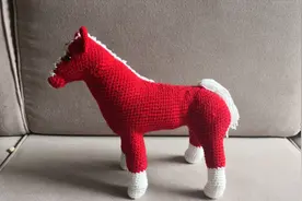 赶上端午节送祝福~马到成功，马上有钱。钩针小马玩偶（完结篇）