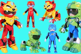 猪猪侠超星五灵侠变形合体玩具