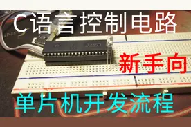 【小白向】C语言怎么控制电路？单片机开发全过程展示！视频封面