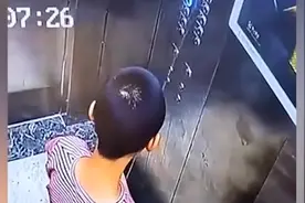 湖南一男孩电梯内撒尿，故意对准电梯按键，物业：孩子家属已道歉视频封面