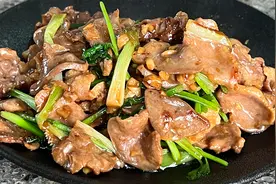 沙姜爆炒猪脷视频教程来了，出锅香气扑鼻，脆嫩爽口，好吃又下饭