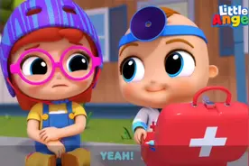 |亲子|少儿|益智|宝贝医生在给小朋友看病 贴上邦迪就好了视频封面