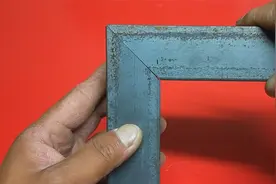 角铁怎么切90度角，这个方法简单快捷，新手必学的一种技巧