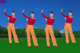 广场舞《爱不停息》演唱：杨美华，简单优美32步，好听好看