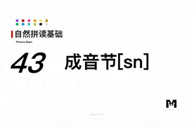 自然拼读基础知识-43-成音节[sn]-色彩单词拼读参考音标视频封面