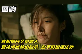 回响：真相揭开全员恶人，夏冰清被胁迫自杀，凶手们逍遥法外视频封面
