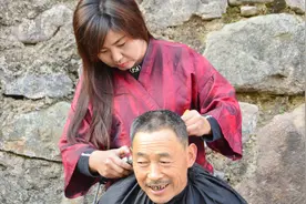 豫西小镇美女理发师，重阳节到村里免费理发，70岁以上优先视频封面
