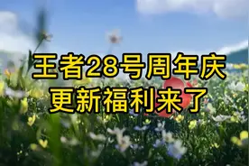 王者28号周年庆更新福利来了