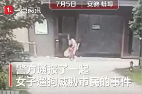 #警方通报女子遛狗不拴绳威胁市民#：双方互殴均被行政拘留视频封面