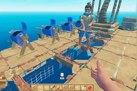 木筏求生 开个专属涂料厂 以后不愁涂料少了