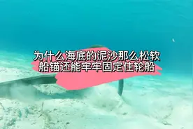 为什么海底的泥沙那么松软，船锚还能牢牢固定住轮船?视频封面