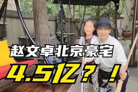 赵文卓夫妇低调炫富，北京4.5亿别墅曝光！自带庭院假山和泳池