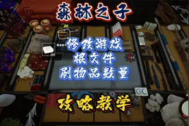 【森林之子】修改游戏根文件刷物品数量（含部分代码），一分钟99