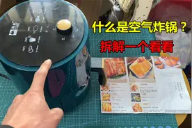 什么叫空气炸锅？拆解看完内部结构，原理还真简单视频封面