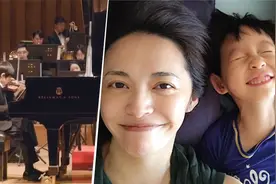 从小就优秀！姚晨晒7岁儿子演奏会弹琴视频，曲风悠扬琴艺出色视频封面