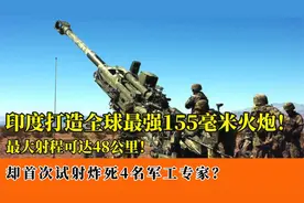 印度打造最强155毫米火炮，射程可48公里，首次试射却炸死专家？视频封面