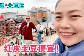 新发地蔬菜批发市场红皮土豆什么价？一大袋55，猜猜一斤多少钱视频封面